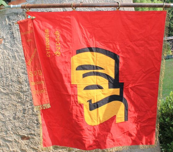 Fahne Ortsverein Gerach