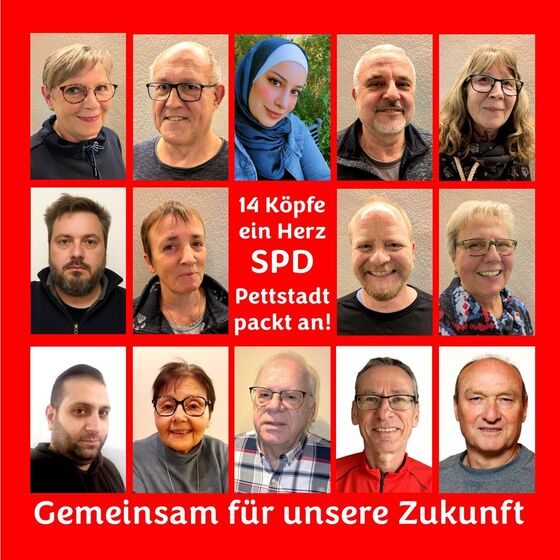 Kommunalwahl im März - 14 Köpfe ein Herz SPD Pettstadt packt an!
